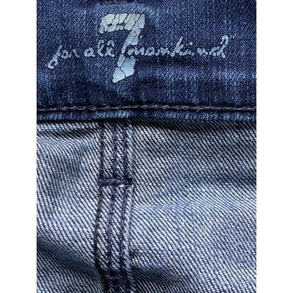 Mens 7 For All Mankind Jeans Rhigby Size 29 x 34 Tall Long Blue USA 3441 - Picture 7 of 10